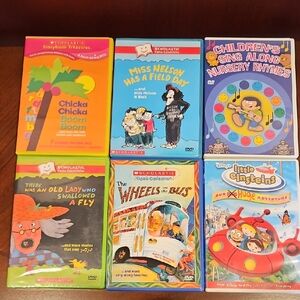 Scholastic Storybook DVD Set - Yellow, Blue, Red, Green
